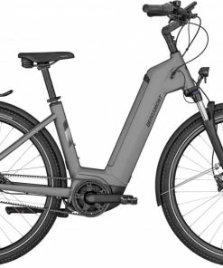 Bergamont E-Horizon N5e FH Belt Wave Titane Argent Mod. 2023