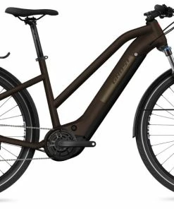 GHOST BIKES Ghost E-Square Trekking Advanced 27.5" Vélo De Trekking électrique Femmes, Darkchoco/metbrown Mod. 2021