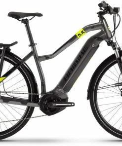 Haibike SDURO Trekking 2.5 28" Vélo électrique Femmes, M Titane/noir/lime Mod. 2020