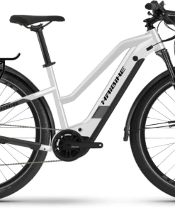 Haibike Trekking 8 Lowstandover 27.5" Vélo De Trekking électrique Sparkling Blanc Mod. 2021