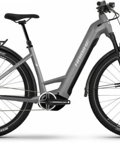 Haibike Trekking 7 Low Mod. 2023 -Vélos de trekking électriques / Pedelec Ventes 2023 ETBH Ha37TK07L HAIBIKE TREKKING 7 LOW GLOSS URBAN GREY WHITE 00 il