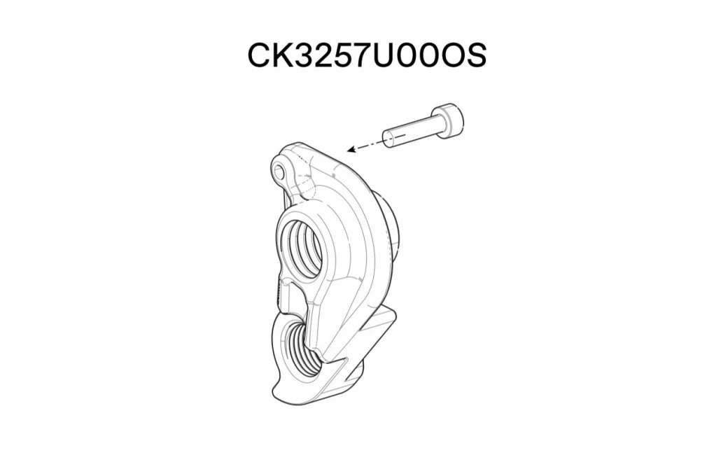 Patte De Dérailleur Cannondale CK3257U00OS 3 Patte De Dérailleur Cannondale CK3257U00OS