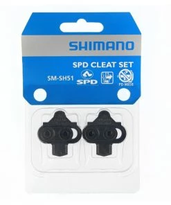 Cales Pédales Automatiques Shimano SPD SM-SH51 Noir Sans Plaque - Y42498201