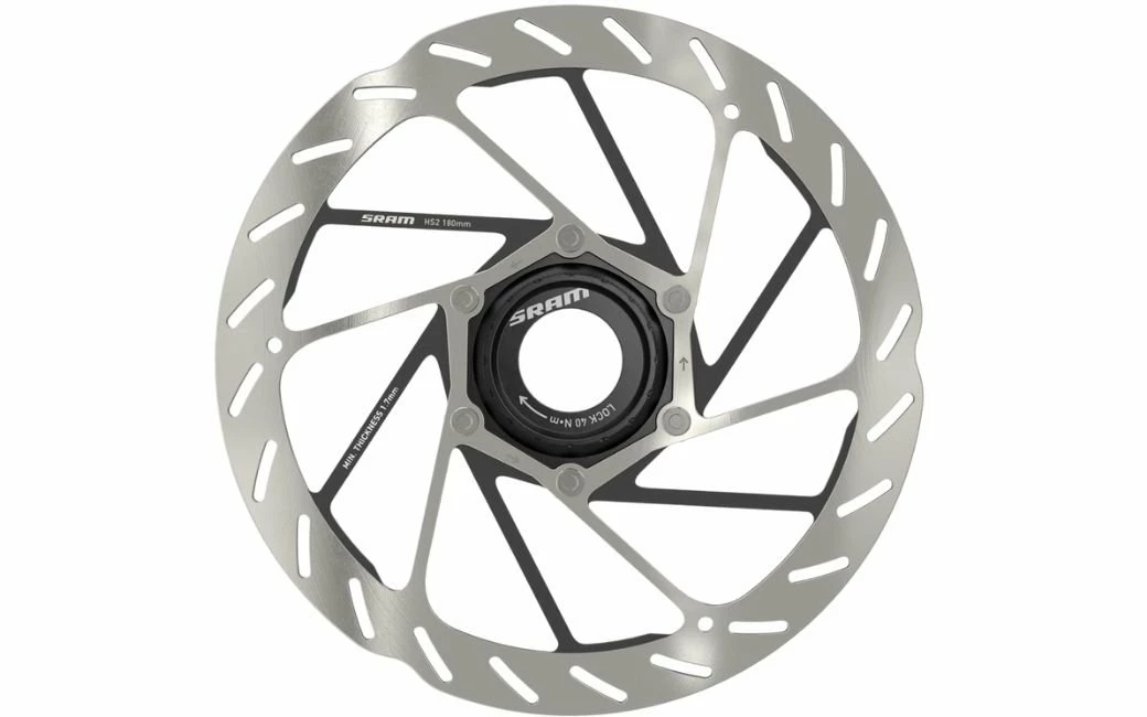Disque De Frein SRAM HS2 180mm CenterLock Arrondi 3 Disque De Frein SRAM HS2 180mm CenterLock Arrondi
